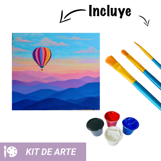 Kit de arte: Globo en el aire