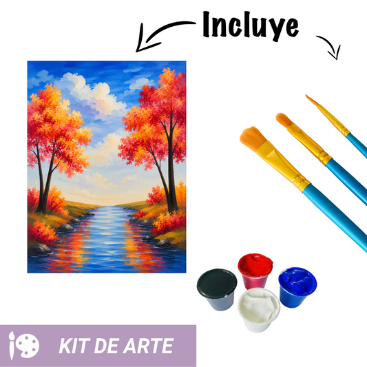 Kit de arte: Arbol de Otoño