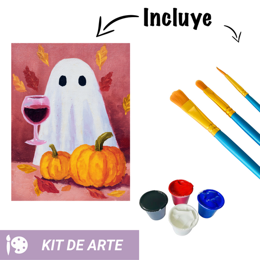 Kit de arte: Fantasma Halloween
