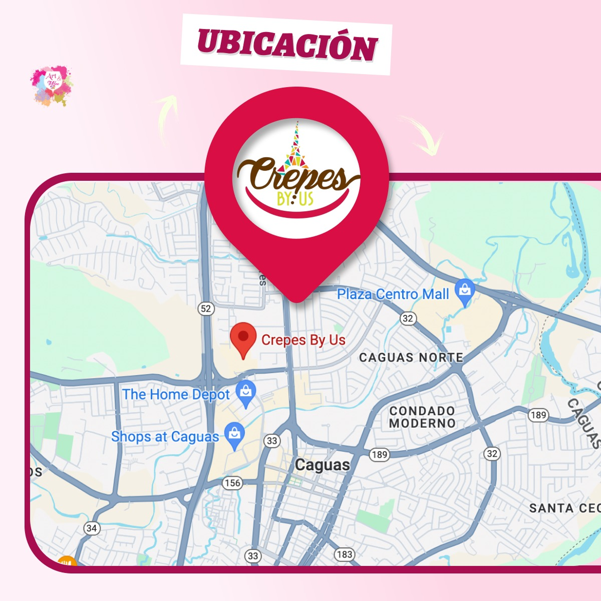✨¡Celebra con mamá!✨ 🎨Taller en ✨Crepes by us - Caguas✨ Promo en mimosas 🍹 - 2pm- Domingo, 10 de Mayo 2026