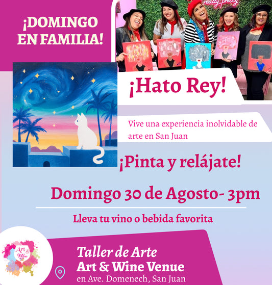 🎨¡Día en Familia!, Domingo, 30 de Agosto 2026 a las 3pm - Art & Wine Venue, San Juan. ✨