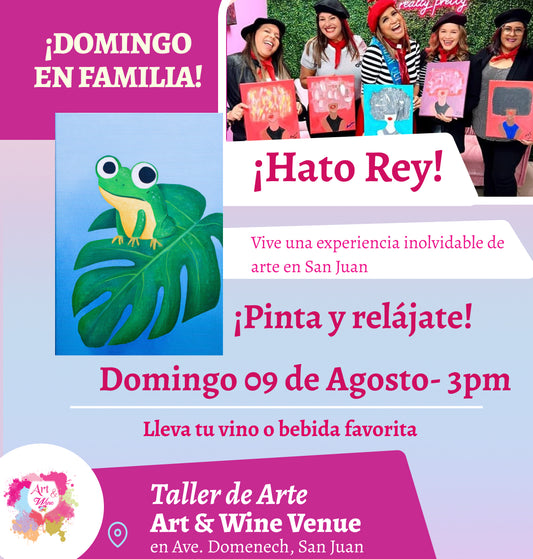 🎨¡Día en Familia!, Domingo, 09 de Agosto 2026 a las 3pm - Art & Wine Venue, San Juan. ✨