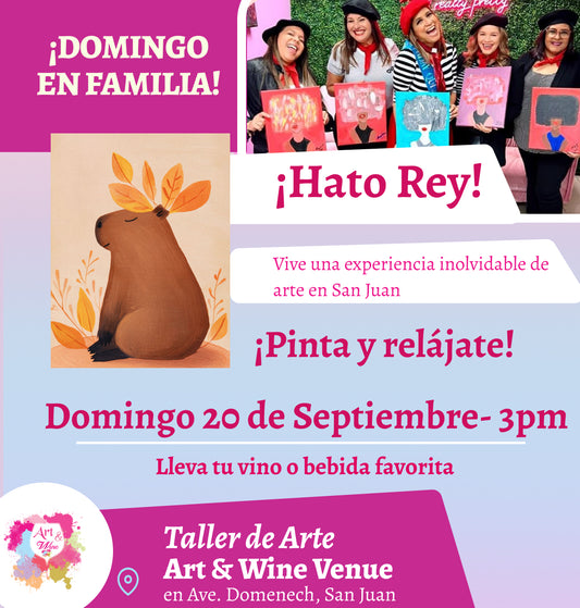 🎨¡Día en Familia!, Domingo, 20 de Septiembre 2026 a las 3pm - Art & Wine Venue, San Juan. ✨