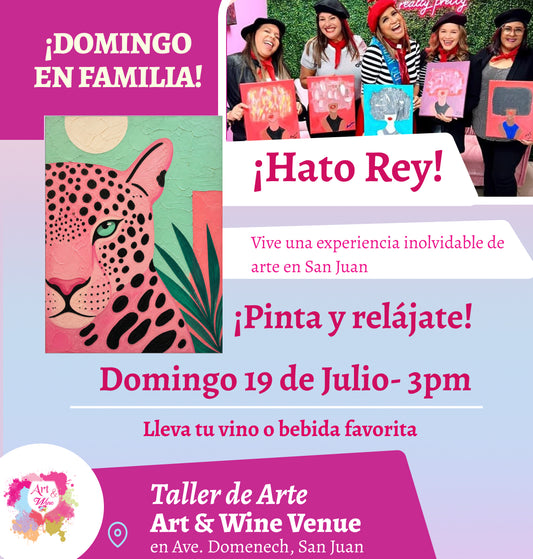 🎨¡Día en Familia!, Domingo, 19 de Julio 2026 a las 2pm - Art & Wine Venue, San Juan. ✨
