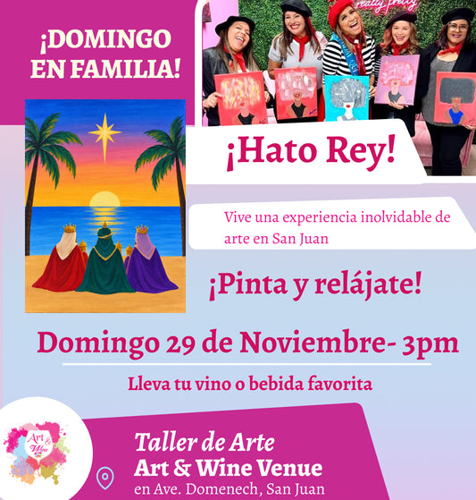 🎨¡Día en Familia!, Domingo, 29 de Noviembre 2026 a las 3pm - Art & Wine Venue, San Juan. ✨