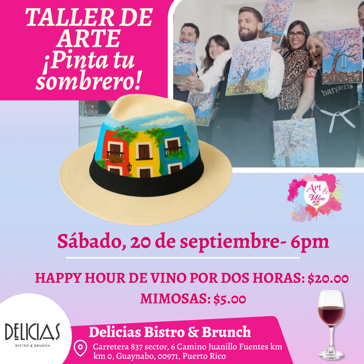¡Nuevo Restaurante en Guaynabo! ✨Delicias Bistro & Brunch 🎨 Sal de la rutina 🎨 MIMOSAS Y VINO- 6pm- Sábado, 20 de septiembre