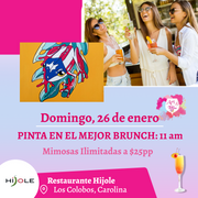 Brunch y  arte en Colobos! ✨Hijole Restaurante ✨ 💜  Mismosas- 7pm- Domingo, 26 de enero,  en Colobos! ✨