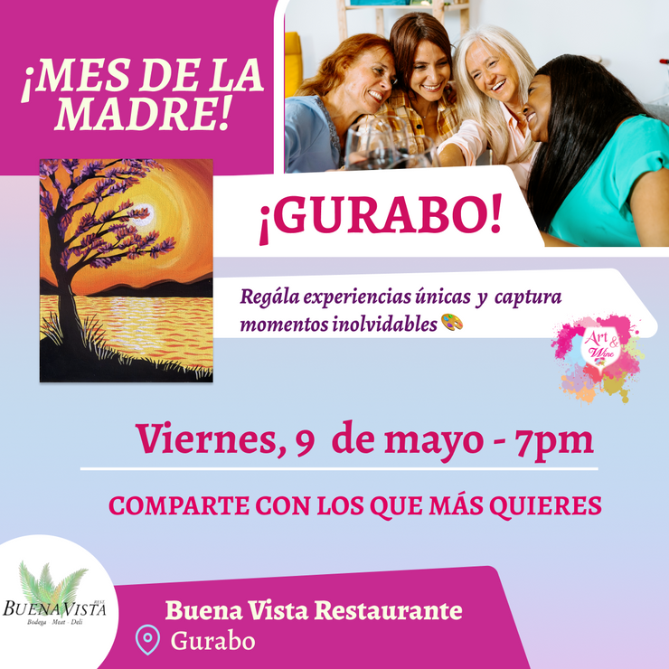 ✨✨¡Día de la madre!✨  Gurabo- Buena Vista - Taller de arte, Viernes 09 de mayo a las 7:00pm