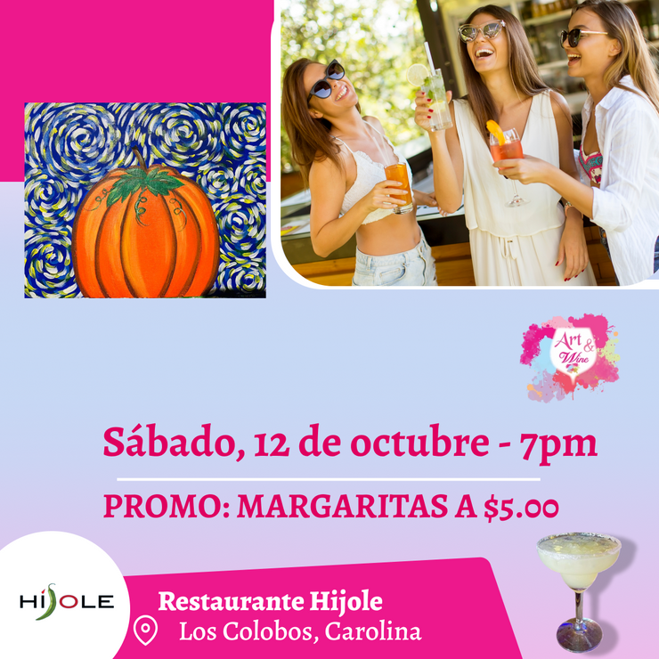 Nuevo Taller en Colobos! ✨Hijole Restaurante ✨ 💜 PROMO: MARGARITAS- 7pm- Sábado, 12 de octubre