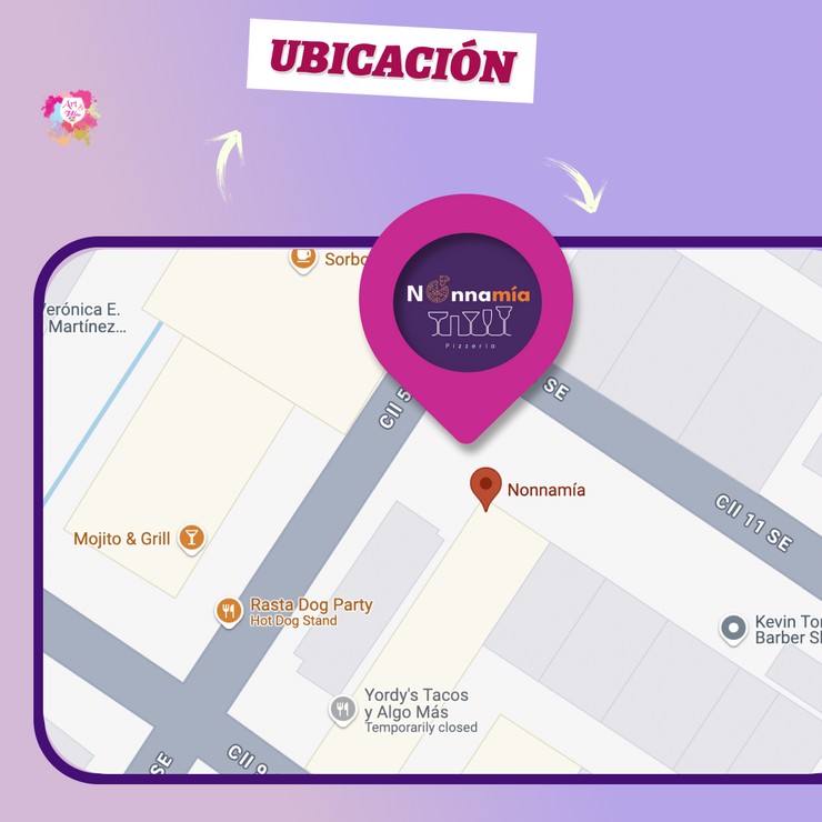🎨¡Taller de Arte en Nonnamía Pizzería✨! En San Juan ✨Promo en Copa Sangría o Parcha 🍹 7pm- Jueves, 15 de mayo