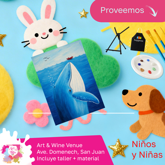🎨¡Día en Familia!, Domingo, 14 de Junio 2026 a las 2pm - Art & Wine Venue, San Juan. ✨