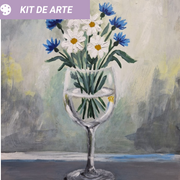 Kit de arte: Brindis floral