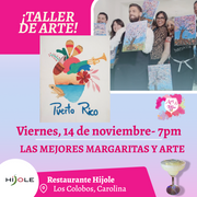 ¡Taller en Colobos! ✨Hijole Restaurante ✨ 💜  MARGARITAS- 7pm- Viernes 14 de noviembre✨
