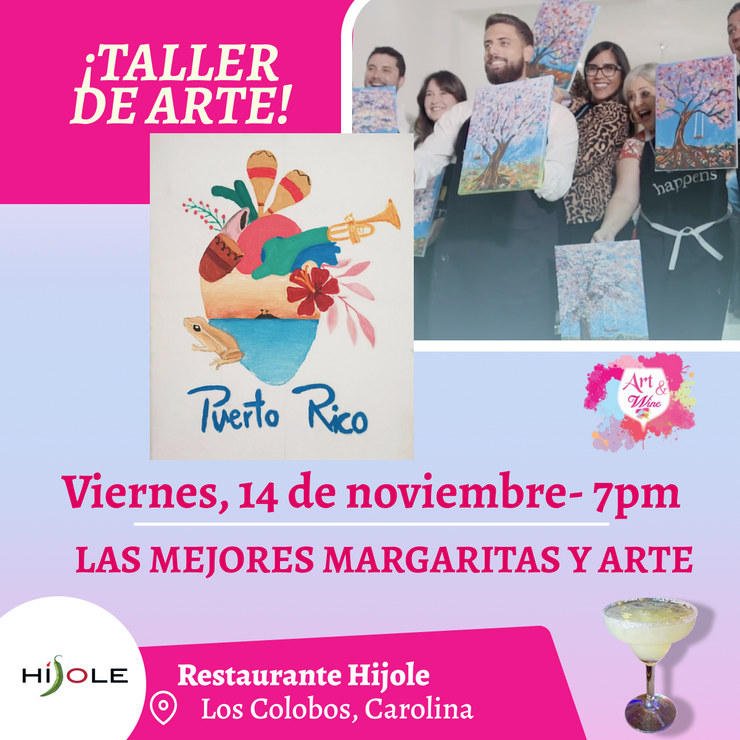 ¡Taller en Colobos! ✨Hijole Restaurante ✨ 💜  MARGARITAS- 7pm- Viernes 14 de noviembre✨