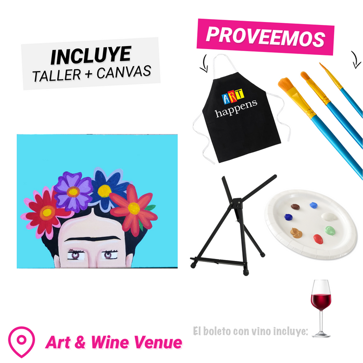 Taller de Arte en Art & Wine Venue 7pm - Sábado, 09 de diciembre en San Juan
