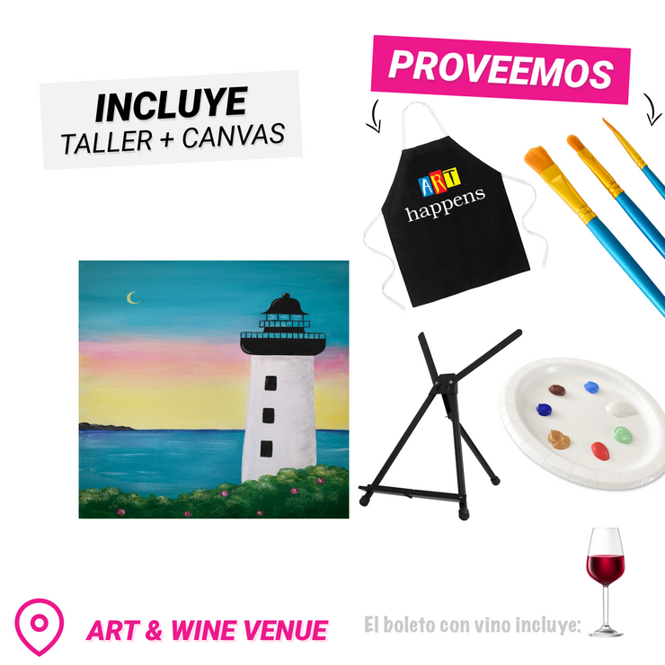 Taller de Arte en Art & Wine Venue - Viernes, 13 de octubre en San Juan