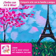¡Tardes de Arte! 🌅 Sábado, 21 de octubre a las 2pm en Art & Wine Venue - San Juan