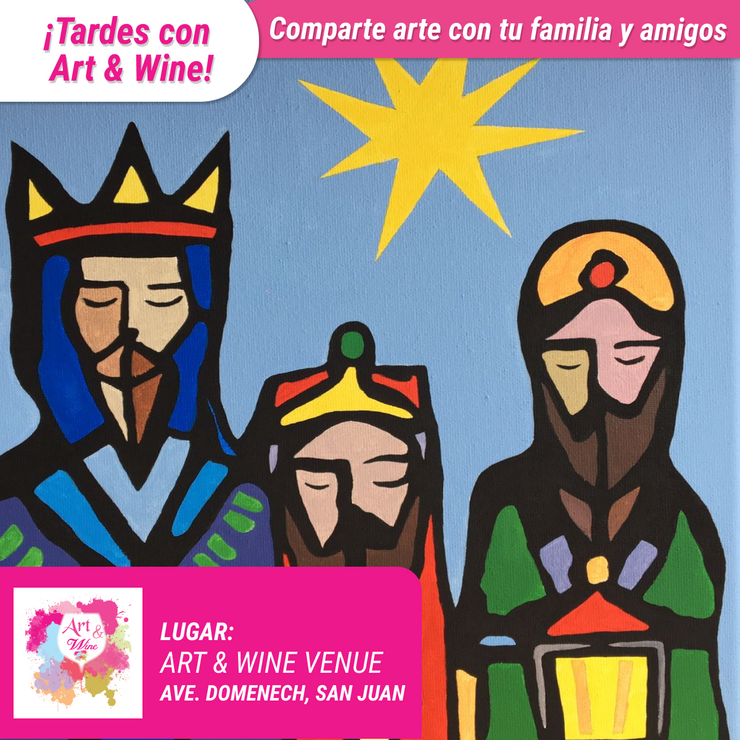 ¡Tardes de Arte y fin de año! 🌅 Sábado, 30 de diciembre a las 2pm en Art & Wine Venue - San Juan