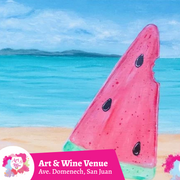 ¡Sal de la rutina! Taller de Arte en Art & Wine Venue - Sábado, 22 de Junio en San Juan.