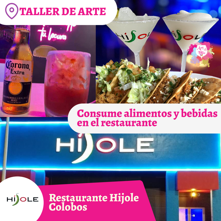 Nuevo Taller en Colobos! ✨Hijole Restaurante ✨ 💜 PROMO: MARGARITAS- 7pm- Sábado, 12 de octubre