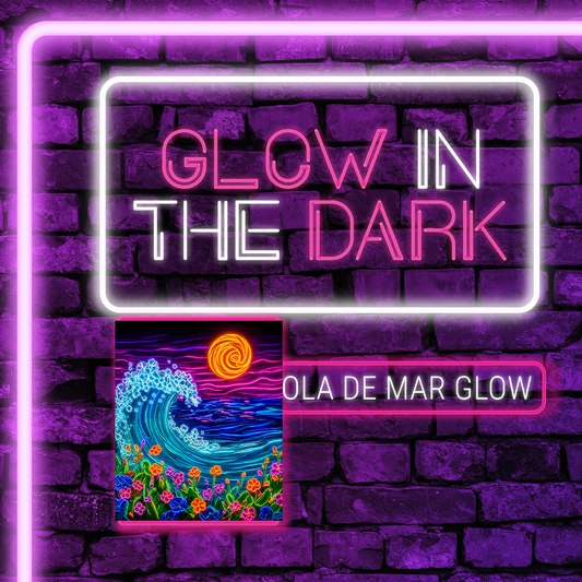 🎨¡Glow in the Dark! Viernes, 24 de Julio 2026 en Art & Wine Venue - San Juan -¡Lleva tu vino favorito! 7pm