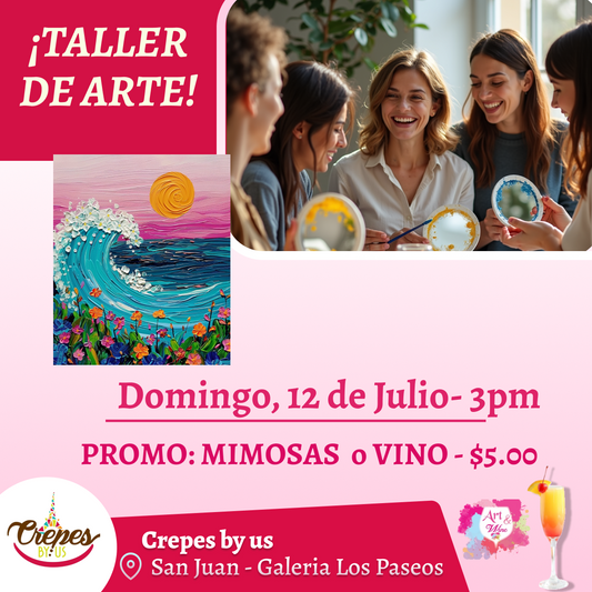 🎨¡Día en Familia!, Domingo, 12 de Julio 2026 a las 3pm - Crepes By Us, San Juan. ✨