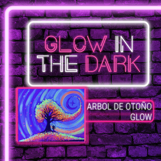 🎨¡Glow in the Dark! Viernes, 16 de Octubre 2026 en Art & Wine Venue - San Juan -¡Lleva tu vino favorito! 7pm