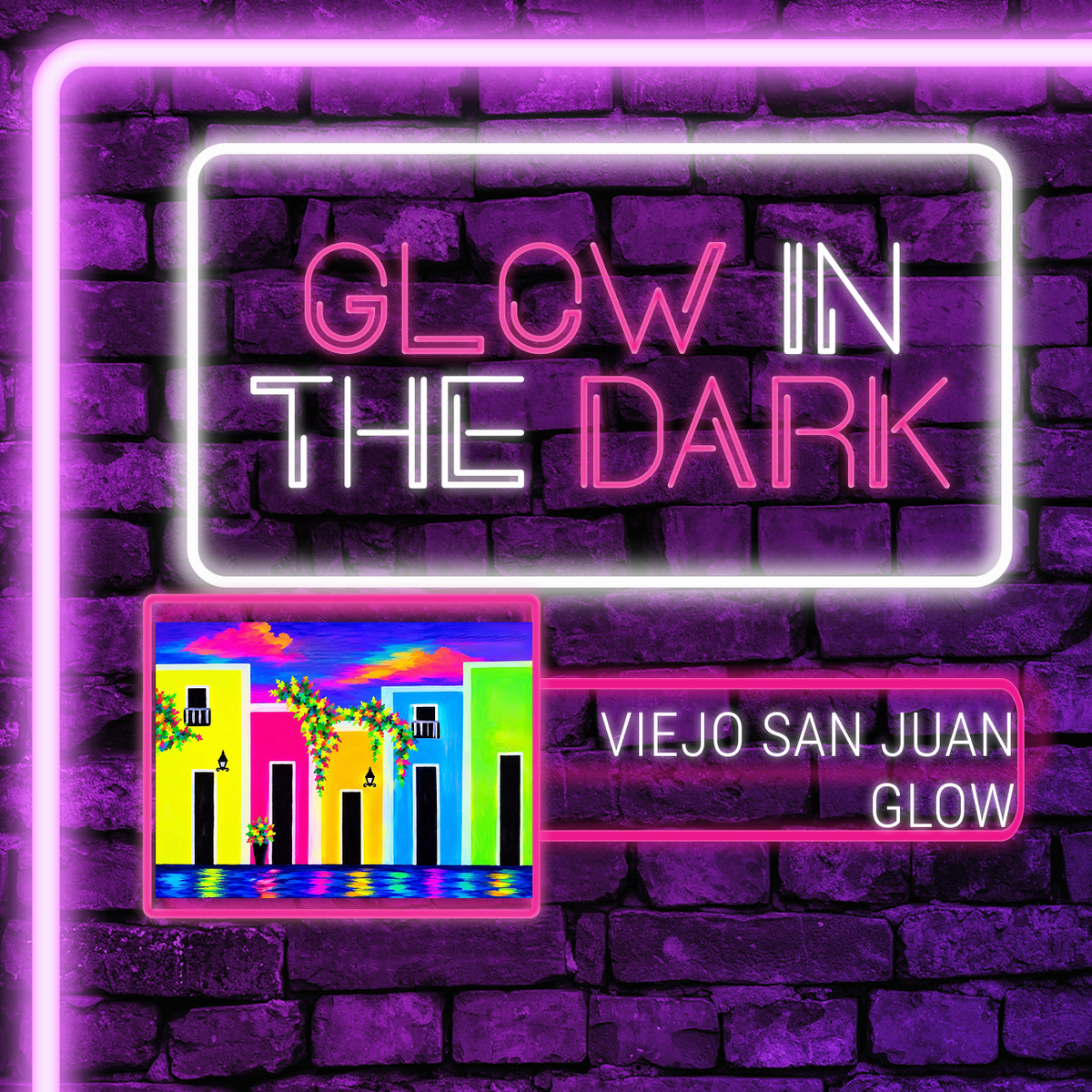 Glow in the Dark! Sábado, 21 de Noviembre 2026 en Art & Wine Venue - San Juan -¡Lleva tu vino favorito! 7pm