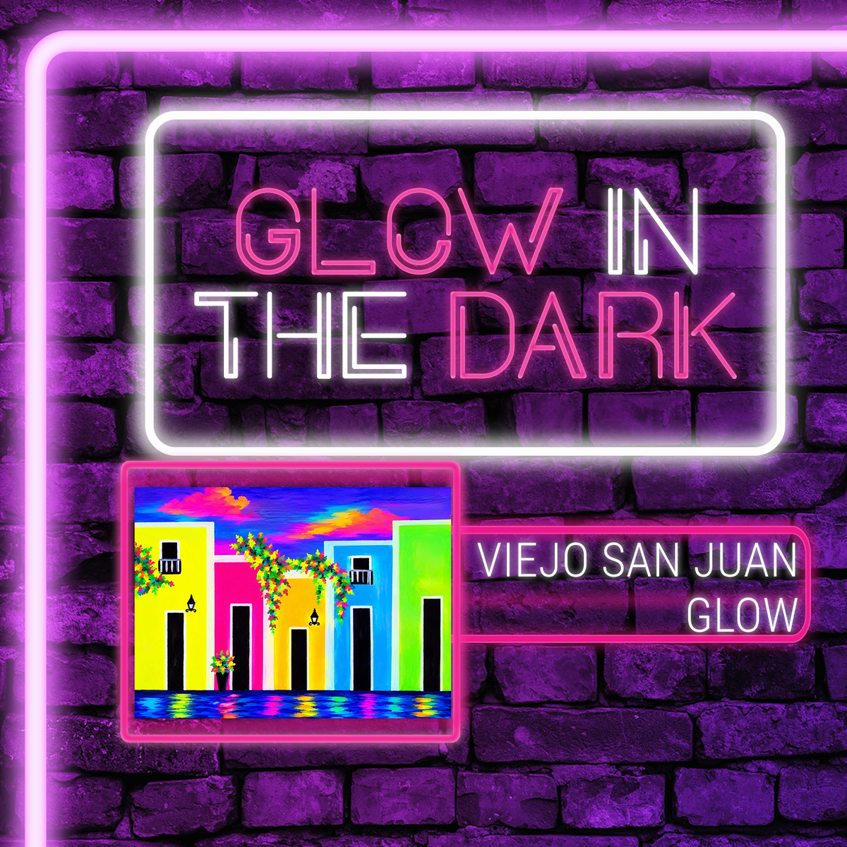 Glow in the Dark! Sábado, 5 de Diciembre 2026 en Art & Wine Venue - San Juan -¡Lleva tu vino favorito! 7pm