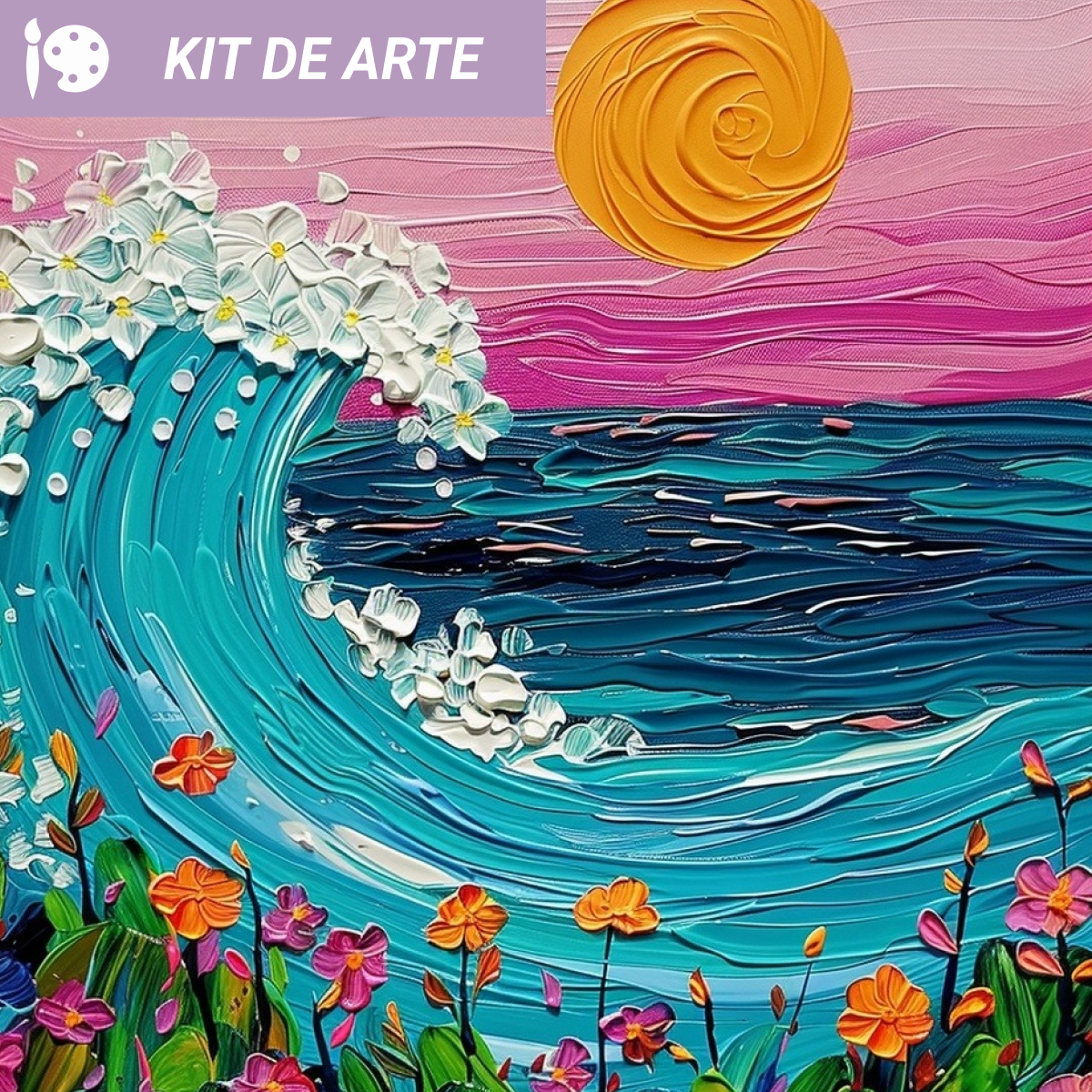 Kit de arte: Ola de mar