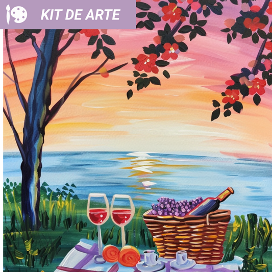 Kit de arte: Picnic al atardecer