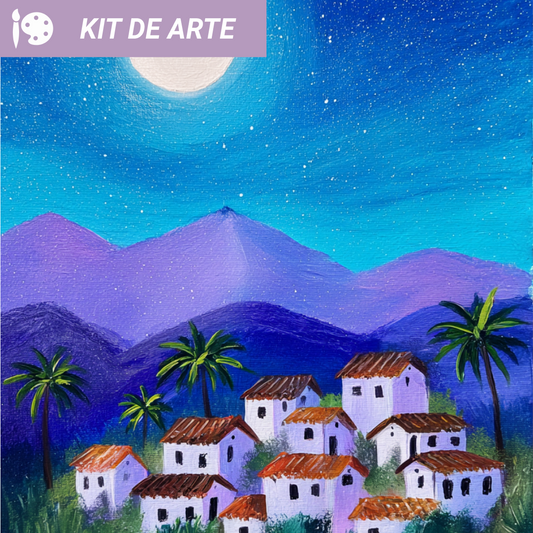 Kit de arte: Noche de Casitas