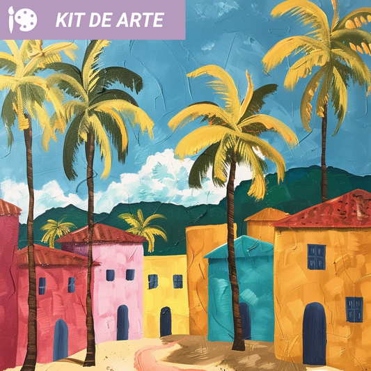 Kit de arte: Casitas San Juan
