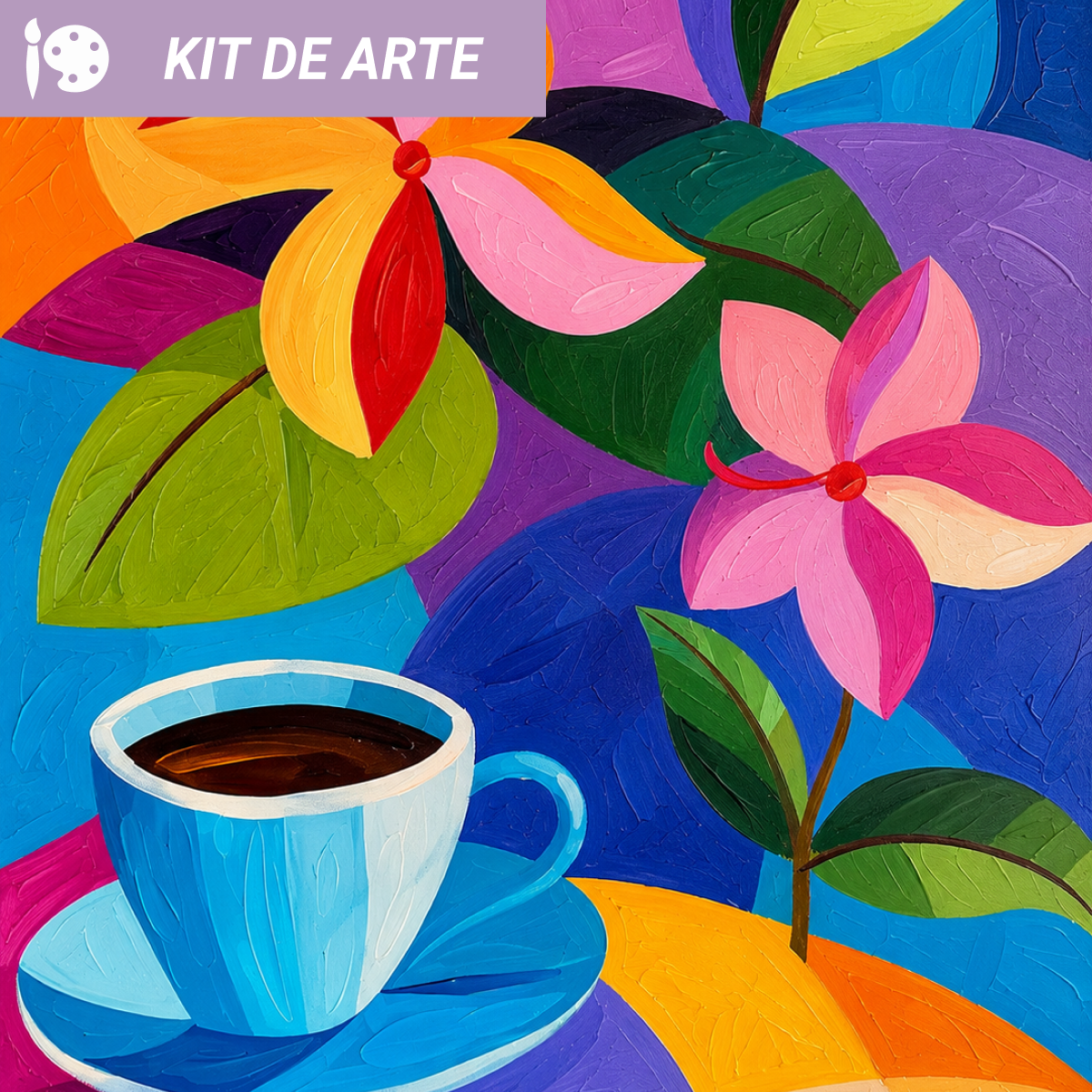 Kit de arte: Cafés