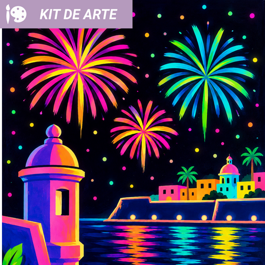 Kit de arte: Festival Glow
