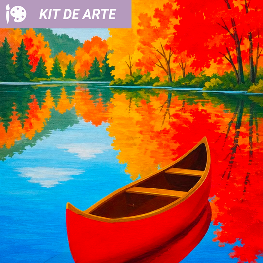 Kit de arte: Bote de Otoño