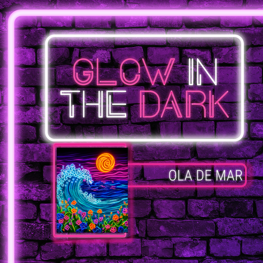 🎨¡Glow in the Dark! Sábado, 27 de Junio 2026 en Art & Wine Venue - San Juan -¡Lleva tu vino favorito! 7pm