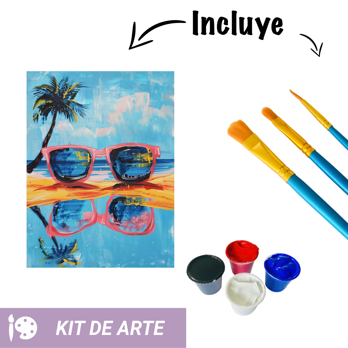Kit de arte: Lentes playeros