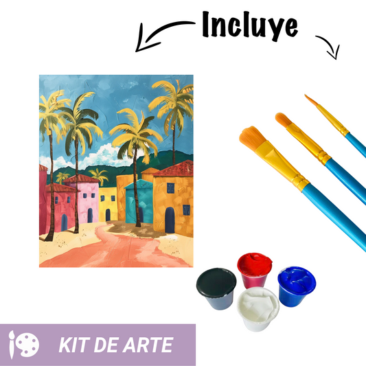 Kit de arte: Casitas San Juan