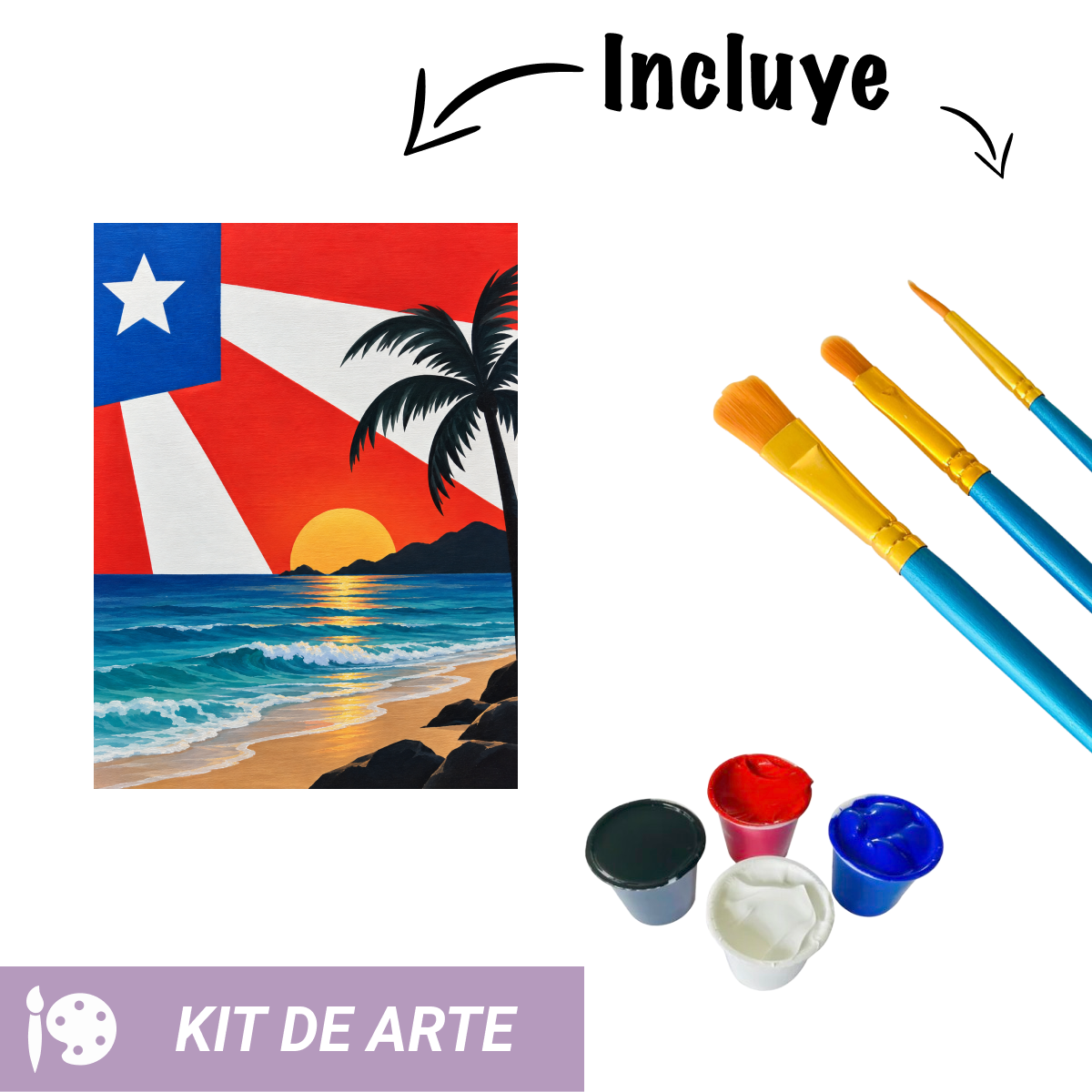 Kit de arte: Playa PR
