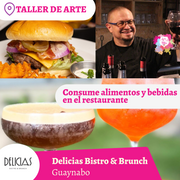 ¡Nuevo Restaurante en Guaynabo! ✨Delicias Bistro & Brunch 🎨 Sal de la rutina 🎨 MIMOSAS Y VINO- 7pm- Sábado, 20 de septiembre