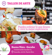 🎨¡Taller de arte!✨ Gurabo - Buena Vista, Miércoles 17 de diciembre a las 7:00pm 🍷