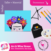 ¡Tardes de Arte y compartir en familia! 🌅 Domingo, 22 de diciembre 🎨 12pm en Art & Wine Venue 🎨 - San Juan.¡Lleva tu vino o bebida favorita!