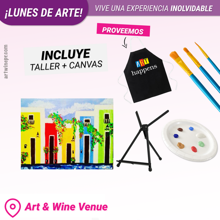 ¡Lunes de Arte! en Art & Wine Venue - 16 de octubre en San Juan
