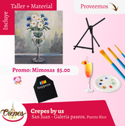 🎨¡Taller en San Juan! ✨Crepes by us ✨ Promo en mimosas 🍹  - 7pm- Viernes, 26 de Diciembre