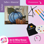 🎨¡Taller de arte en Art & Wine Venue 7pm - Jueves, 13 de noviembre en San Juan. ¡Lleva tu vino favorito!