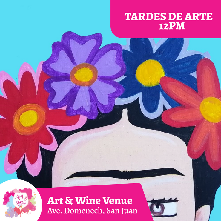 ¡Tardes de Arte y compartir en familia! 🌅 Domingo, 22 de diciembre 🎨 12pm en Art & Wine Venue 🎨 - San Juan.¡Lleva tu vino o bebida favorita!