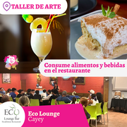 ¡Taller familiar en Cayey ! ✨ Eco Lounge Steakhouse 🎄Celebra navidad 🎄 Piña colada sin alcohol - 2pm- Domingo, 22 de diciembre