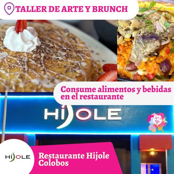 Brunch y  arte en Colobos! ✨Hijole Restaurante ✨ 💜  Mismosas- 7pm- Domingo, 26 de enero,  en Colobos! ✨