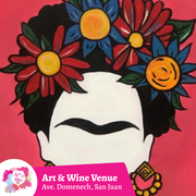 ¡Sal de la rutina! Taller de Arte en Art & Wine Venue - Viernes, 07 de Junio en San Juan. ¡Vino disponible solo en el local, ya sea en copa o botella!